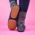 Балетки Samara Foldable Ballet Flat из темно-синей кожи Yosi Samra - фото 4