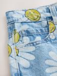 Next Джинсовые шорты Regular 'SmileyWorld' в цвете Navy, синий деним - фото 3