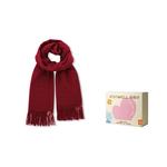 VIVIWELL вязаный шарф унисекс, Бежевый - фото 11