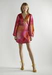 Платье Glamorous WRAP, Orange Pink Tie Dye/Orange - фото 2