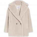 MaxMara Макс Мара Искусственная меховая куртка, Sand - фото