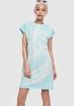 Платье из джерси Tie Dye Urban Classics, бирюзовый цвет - фото 10