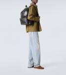 Рюкзак с кожаными вставками Saint Laurent, Black - фото 6