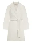 Пальто с поясом 'S Max Mara, белый - фото