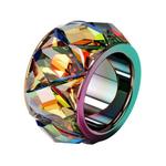 Swarovski Алюминиевые, кристальные кольца women's multicolor - фото 5