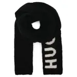 Слоги из шерстяного шарфа Hugo, черный - фото