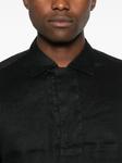 Льняная рубашка Tagliatore, черный - фото 5