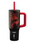 Термостакан с принтом (900 мл) X Netflix Stranger Things Bialetti, черный - фото
