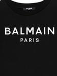Balmain Kids платье с логотипом, черный - фото 3