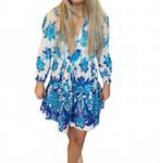 Платье Cova Lagoon в голубом цвете Flora Bea - фото