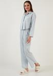 Пижамный комплект SET LELA, синий - фото 7