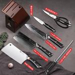 Mad Shark Ножи кухонные набор из семи предметов Дамаск - фото