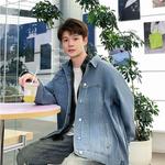 Джинсовая куртка унисекс FAX FOR FMACM, синяя - фото 8