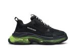 Кроссовки Balenciaga Triple S Sneaker 'Black Yellow Fluo', черный - фото