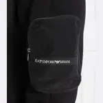 Толстовка обычного кроя Ea7, черный - фото 4