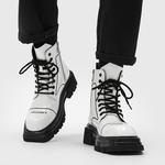 Мужские ботинки Cahhrrn X Martin Boot Men Beige Romon - фото 9