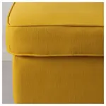 Пуф, скифтебо желтый STRANDMON IKEA - фото 3