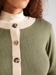 Вязаный кардиган WHITE STUFF CHARLOTTE, Olive - фото 3