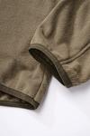 Свитер Brandit Fleece Half Zip Sweater, оливковый - фото 2