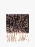 Шарф Daphne с леопардовым принтом Bloom & Bay, Brown - фото