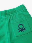 Детские шорты с эластичным поясом Benetton, Intense Green - фото 2