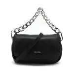 Пуховая сумка через плечо Calvin Klein, черный - фото