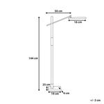 Торшер Beliani, 19x20,5x144 см, серый - фото 3