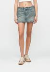 Юбка Hollister Co. SUNSET CLEAN HEM, Blue Denim - фото