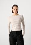 Топ Marc O'Polo LONG SLEEVE BOAT NECK, Multi/Shaded Stone/Beige - фото 3
