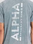 Футболка ALPHA INDUSTRIES, Blue - фото 5