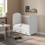 Детская кроватка, белый, 60х120 см, GONATT IKEA - фото 4