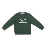 Детский свитшот Mizuno, зеленый - фото 3