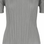 Складчатый топ PLEATS PLEASE ISSEY MIYAKE, серый - фото 6