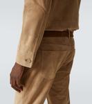 Лукас замшевая рубашка-овершот Gabriela Hearst, кэмел - фото 6