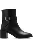 Stuart Weitzman ботильоны из кожи Esme, черный - фото