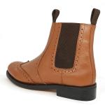 Кожаные ботинки челси Ludlow с рантом Frank James, коричневый - фото 4