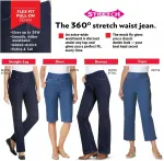 Woman Within Plus Size Flex Pull-On Bootcut Gap-Free Stretch Denim Jeans - фото 6
