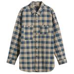 Инженерная рубашка в клетку Engineered Garments, navy - фото