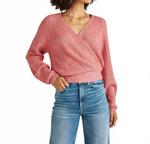 Свитер-накидка Adele в цвете Winterberry Splendid, winterberry - фото 2