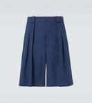 Хлопковые шорты King & Tuckfield, темно-синий - фото