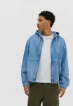 Джинсовая куртка Bershka, Light Blue - фото