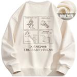 Толстовка унисекс Doraemon, серый - фото 37