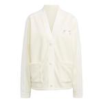 Куртка ветровка кардиган Adidas, бежевый - фото