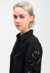 Блуза INFLUENCER BEJEWELED SLEEVES, Black - фото 4