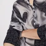 ARMANI EXCHANGE AE FW23 Рубашка мужская Black - фото 8