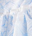 Вышитое платье из тюля Patachou, White/Blue - фото 3