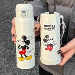 Термостакан Disney, Mickey Mouse (Cup Brush + Straw Brush + Random 3D Sticker*8) - фото 6