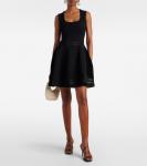 Мини-платье Lottie из прозрачной ребристой ткани Simkhai, черный - фото 6