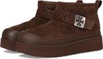Ботинки Tory Burch Women's Mellow Shearling Platform Boot, Dark Cocoa Tmono/Silver - фото