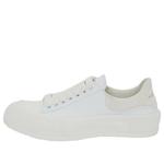 Кроссовки deck lace up plimsoll 'white' Alexander Mcqueen, белый - фото
